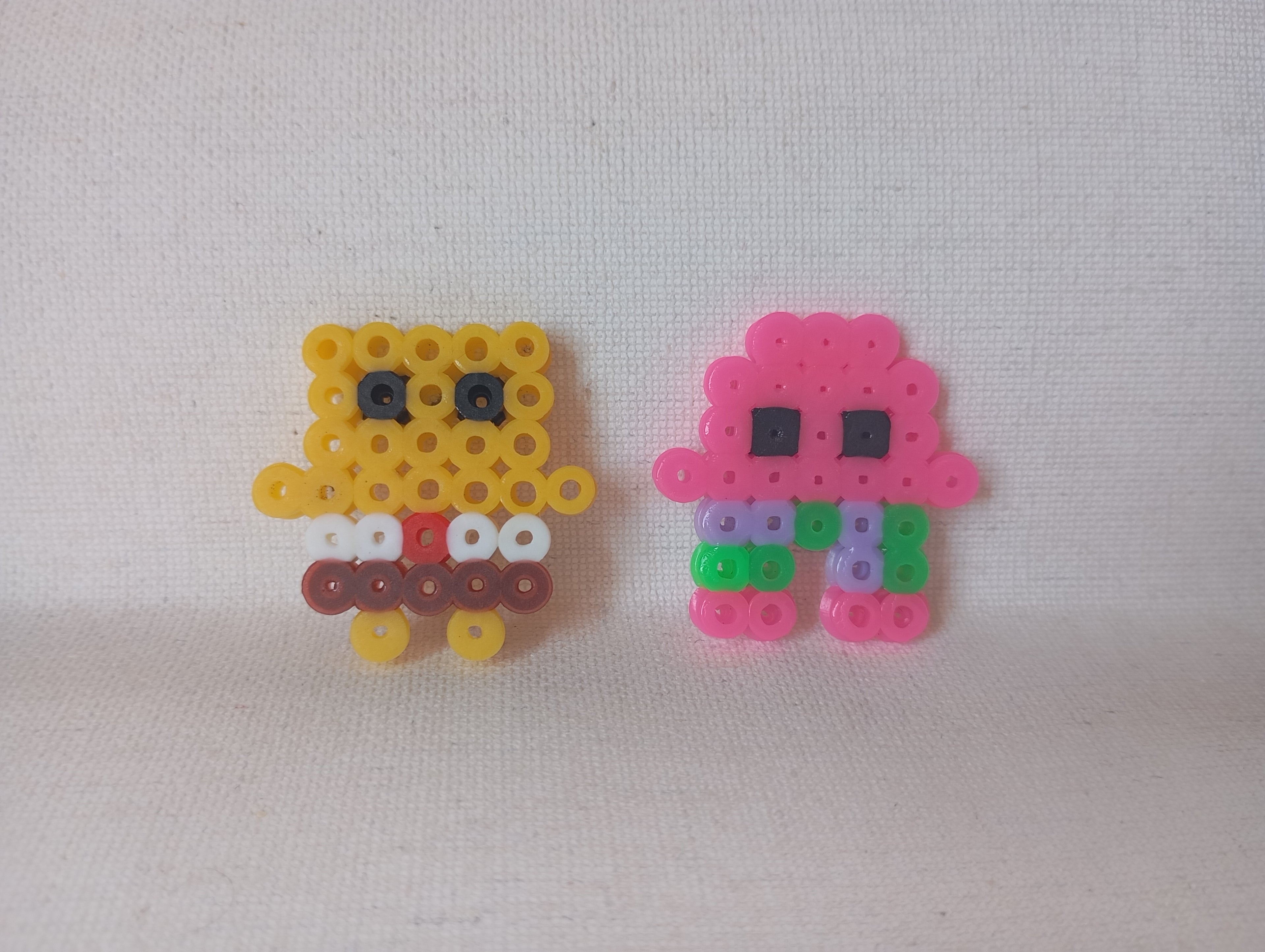 Llavero de Bob Esponja y Patricio Estrella
