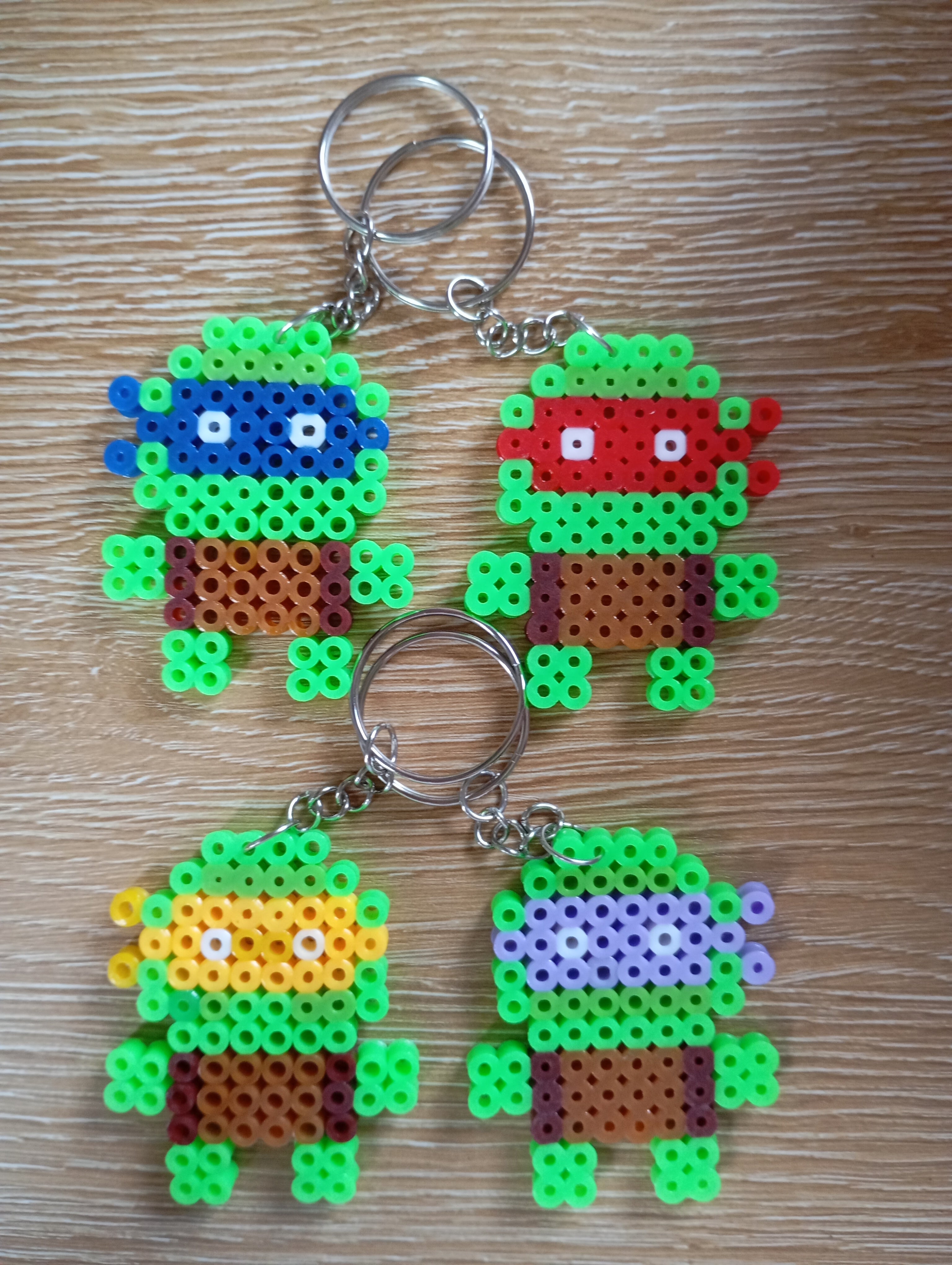 Llaveros de las tortugas ninjas