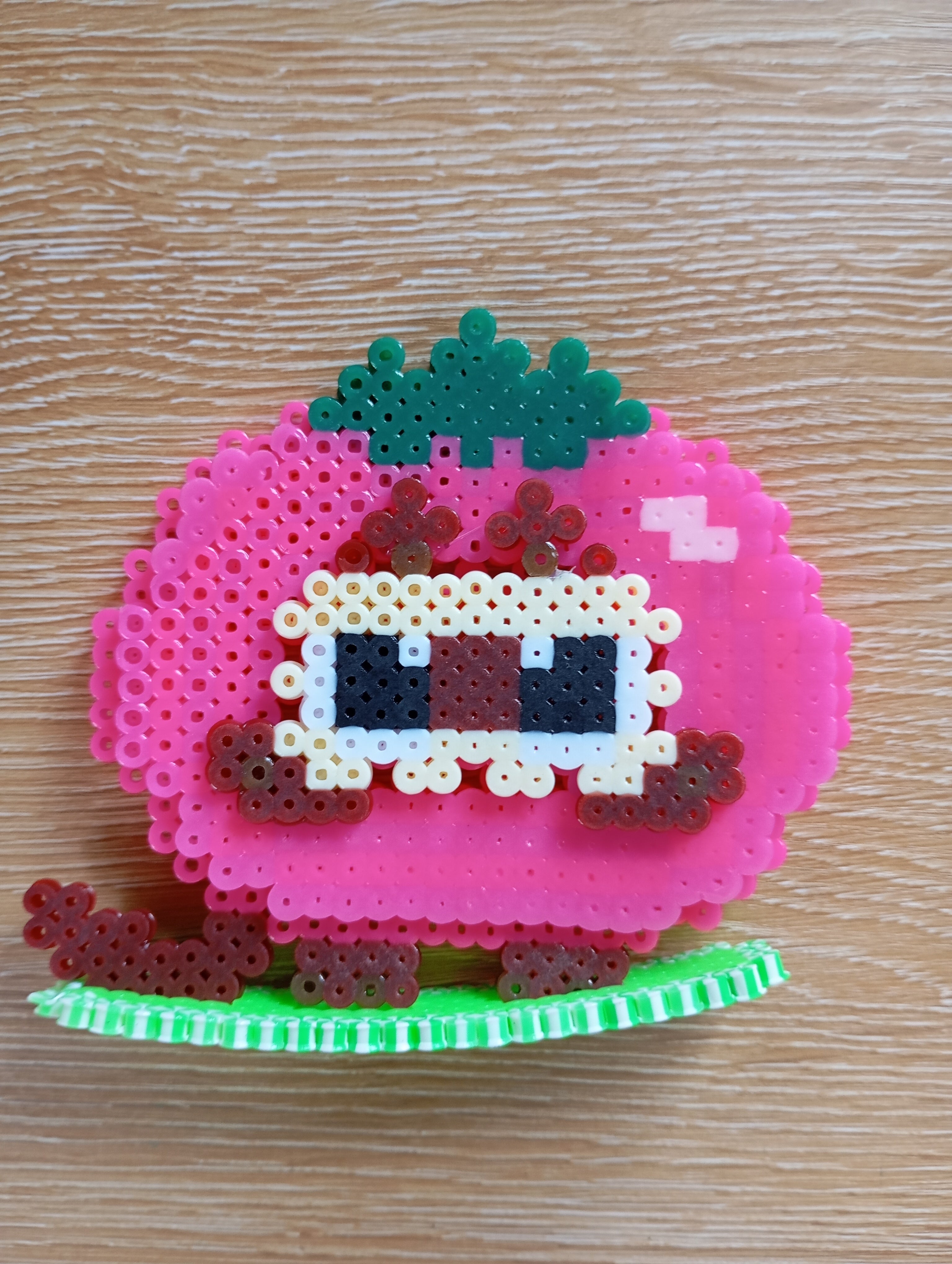 Decoración de gato fruta